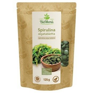 BioMenü Bio Spirulina Tablets 125 g (approx. 250 pcs)