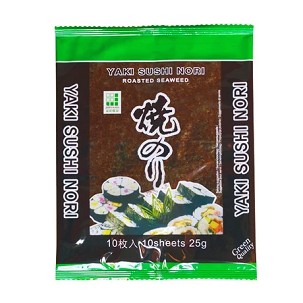 YAKI Roasted Seaweed Sheets 25g 10 sheets