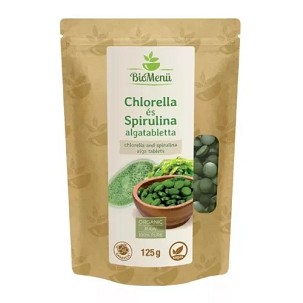 BioMenü Chlorella and Spirulina Algae Tablets 125 g