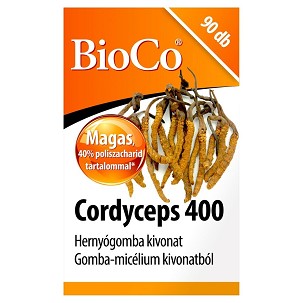 BioCo Cordyceps (Caterpillar Mushroom) 400 Capsules 90 pcs