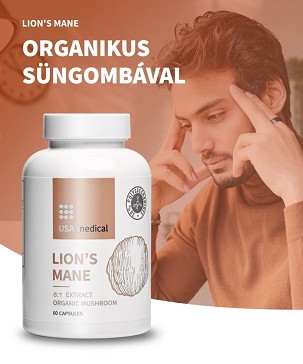 Usa Medical Organic Lion's Mane (Süngomba) 60db