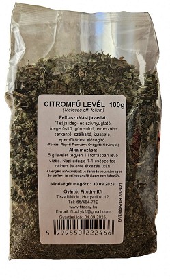 Fitodry Lemon Balm Leaves 100 g