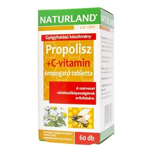 Naturland Propolis + Vitamin C Lozenges 60 pcs