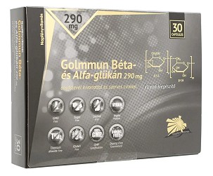 Napfenyvitamin Golmmun Béta-és Alfa-glükán 290mg 30 db kapszula