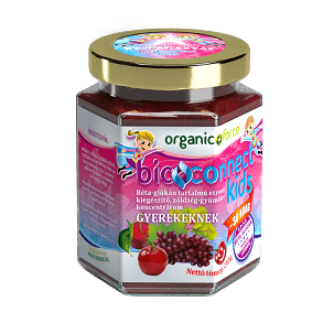 Organic Force Bioconnect Kids Super Jam, from 3 years, fruit-vegetable concentrate with beta-glucan, 210 g