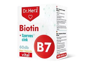 Dr. Herz Biotin + Organic Zinc Capsules – 60 pcs