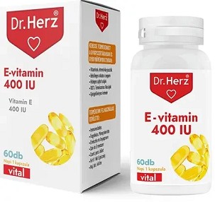 Dr. Herz E-vitamin 400IU lágyzselatin kapszula 60db